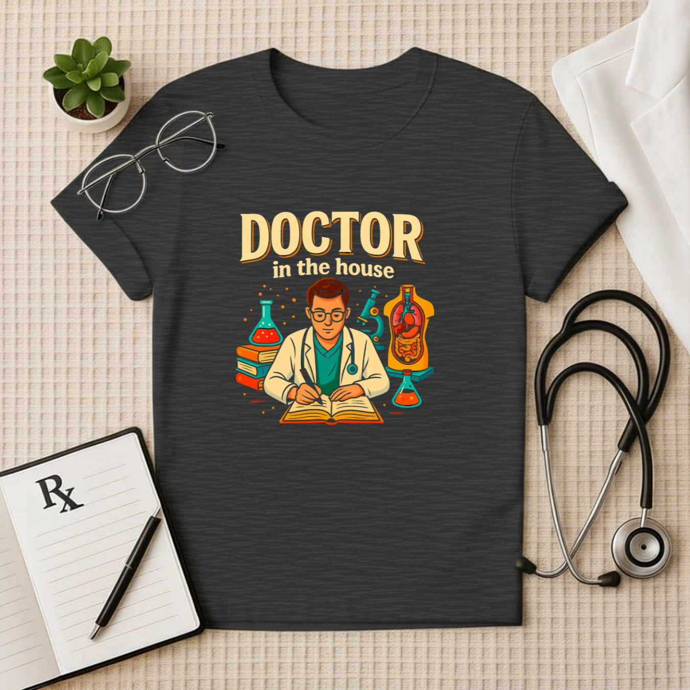 Doctor in the House – Study Mode Medical Unisex T-shirt