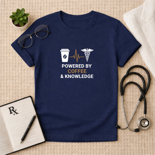 Powered by Coffee & Knowledge T-Shirt