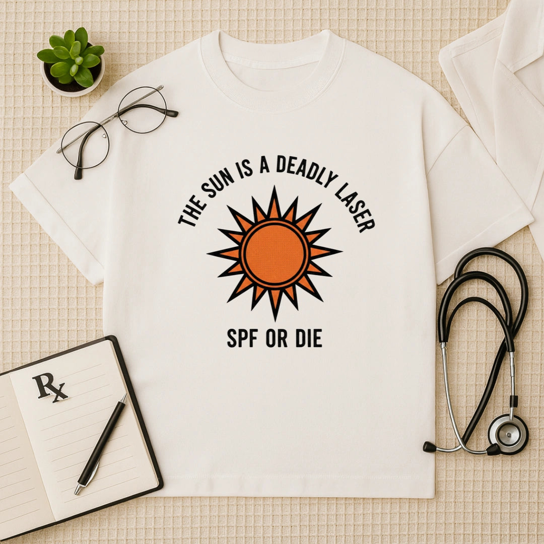 Sun Deadly Laser Oversized T-Shirt