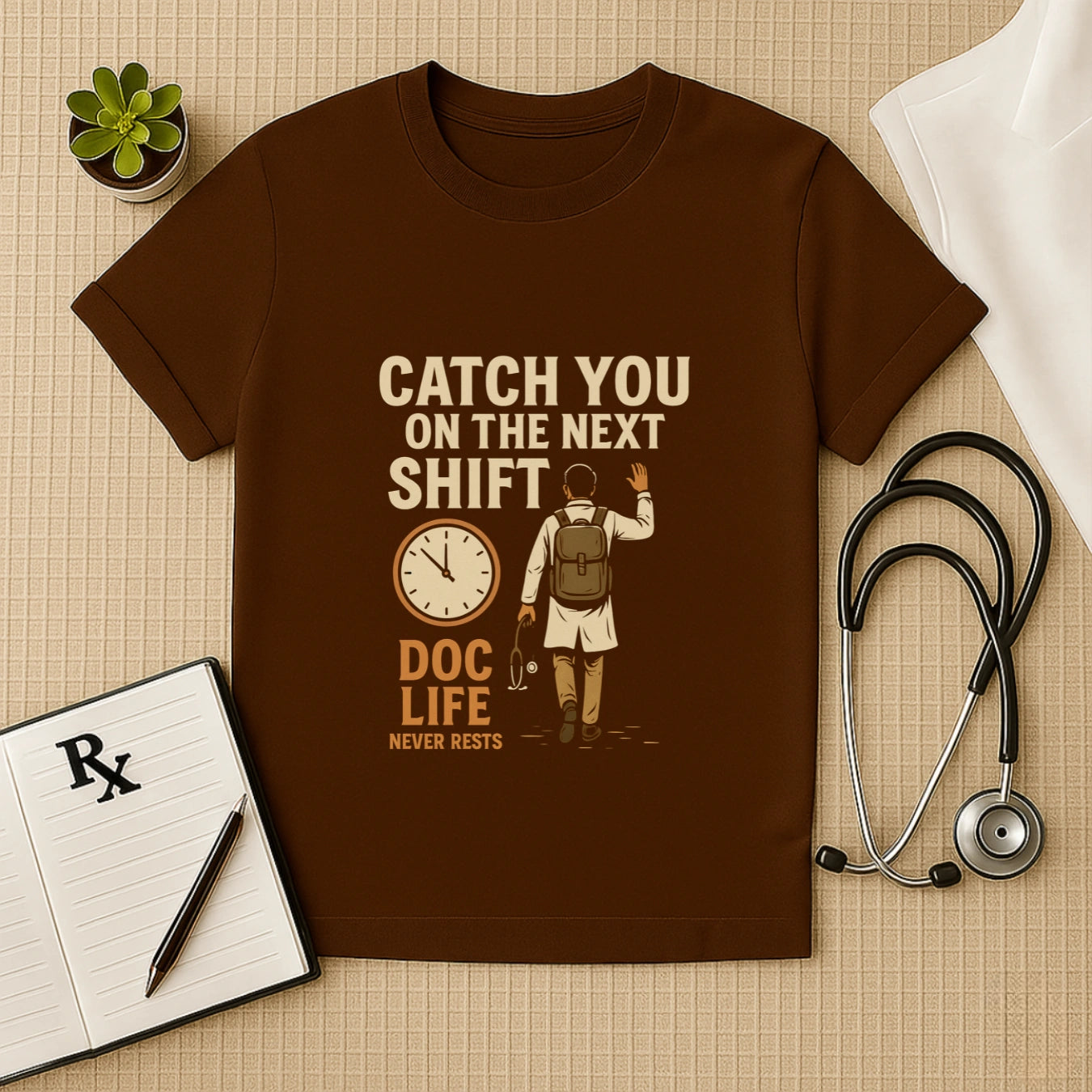Doctor Life Tee - Catch You On The Next Shift Unisex T-Shirt