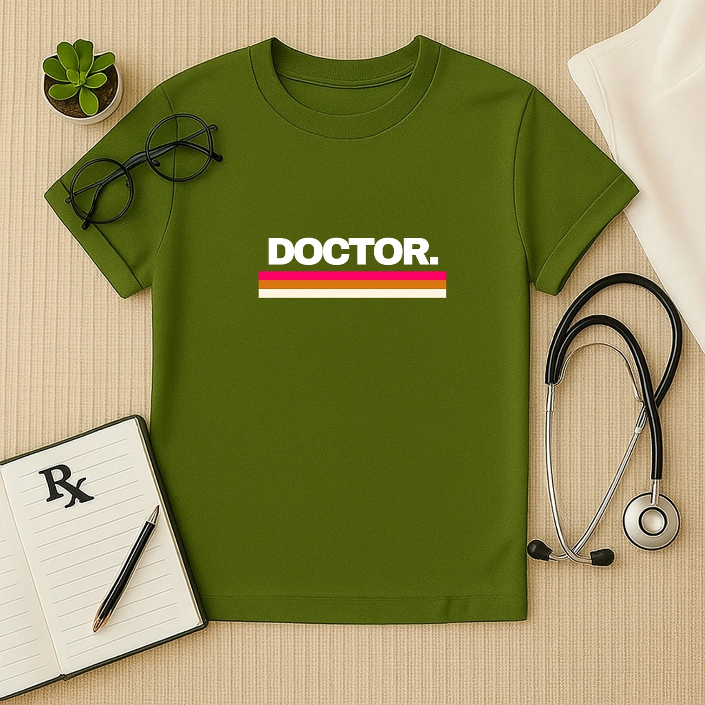The "DOCTOR." Stripes T-Shirt