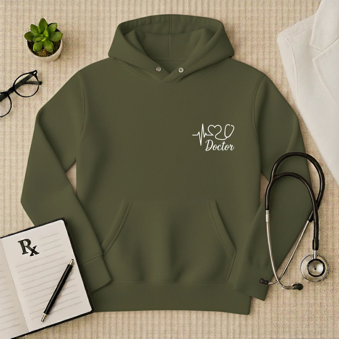 Stethoscope Heartbeat Premium Medical Professional Hoodie