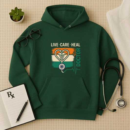 Live Care Heal: Premium Medical Professional Hoodie