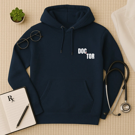 Bold DOC TOR Hoodie for Medical Professionals