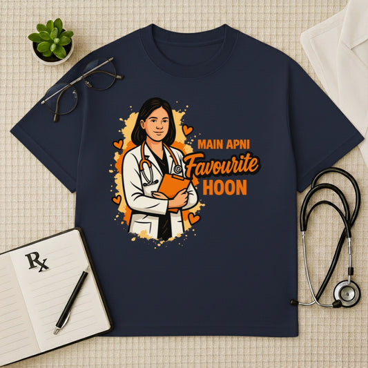 Main Apni Favourite Hoon Oversized Tee