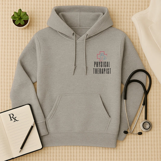 Dedicated Physical Therapist Emblem Hoodie