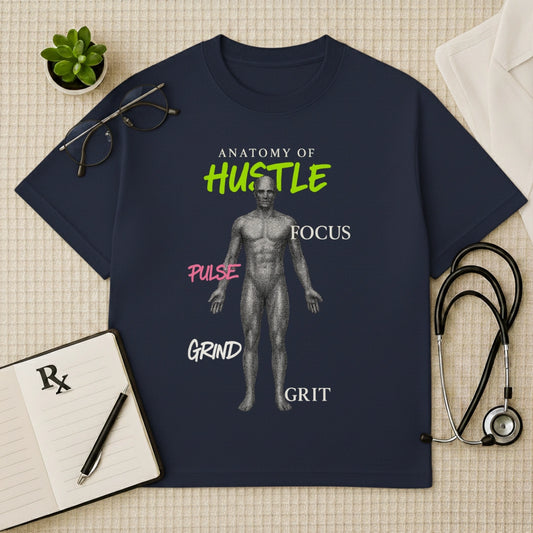 Anatomy of Hustle Doctor Graphic Oversized T-Shirt