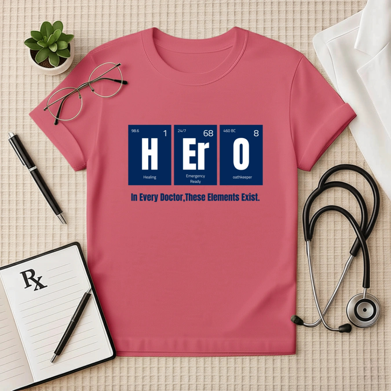 HERO Doctor T-Shirt: Healing, ER, Oathkeeper Tee