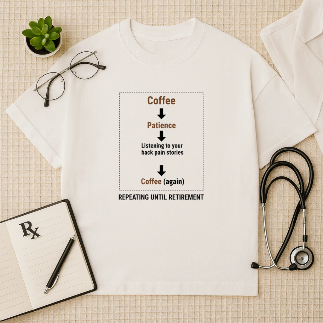 Coffee Routine Oversized T-Shirt