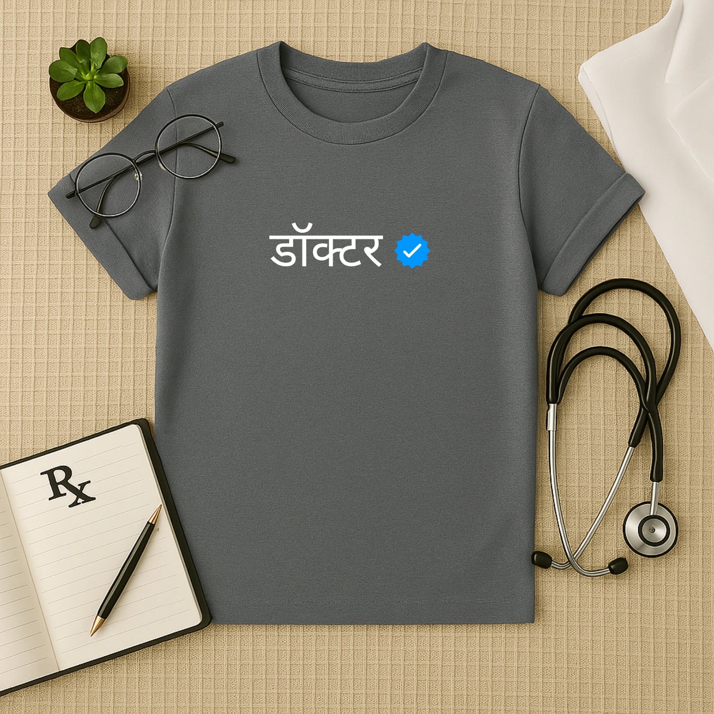 डॉक्टर ✅ Verified Doctor T-Shirt (Hindi)