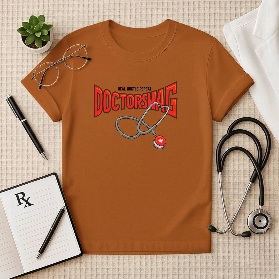 Doctor Swag: Heal Hustle Repeat Regular Fit T-Shirt