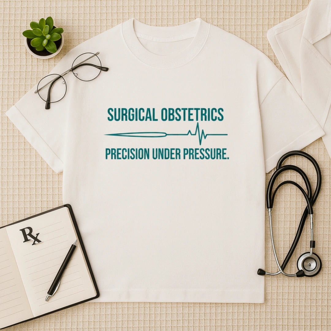 Surgical Obstetrics T-shirt: Precision Under Pressure