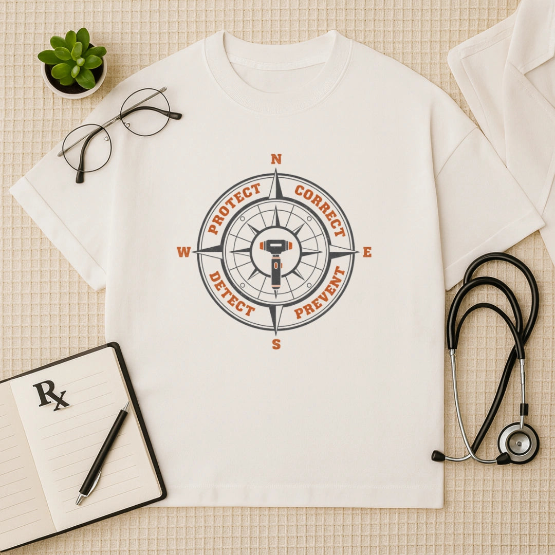 Dermatologist Compass Oversized T-Shirt