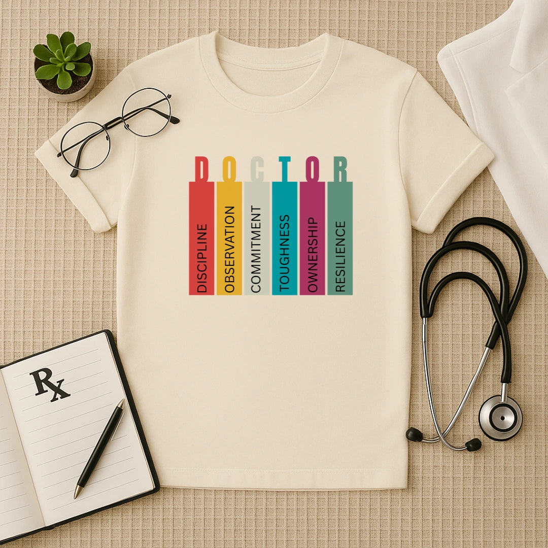 DOCTOR Acronym T-Shirt | Medical Inspiration Tee