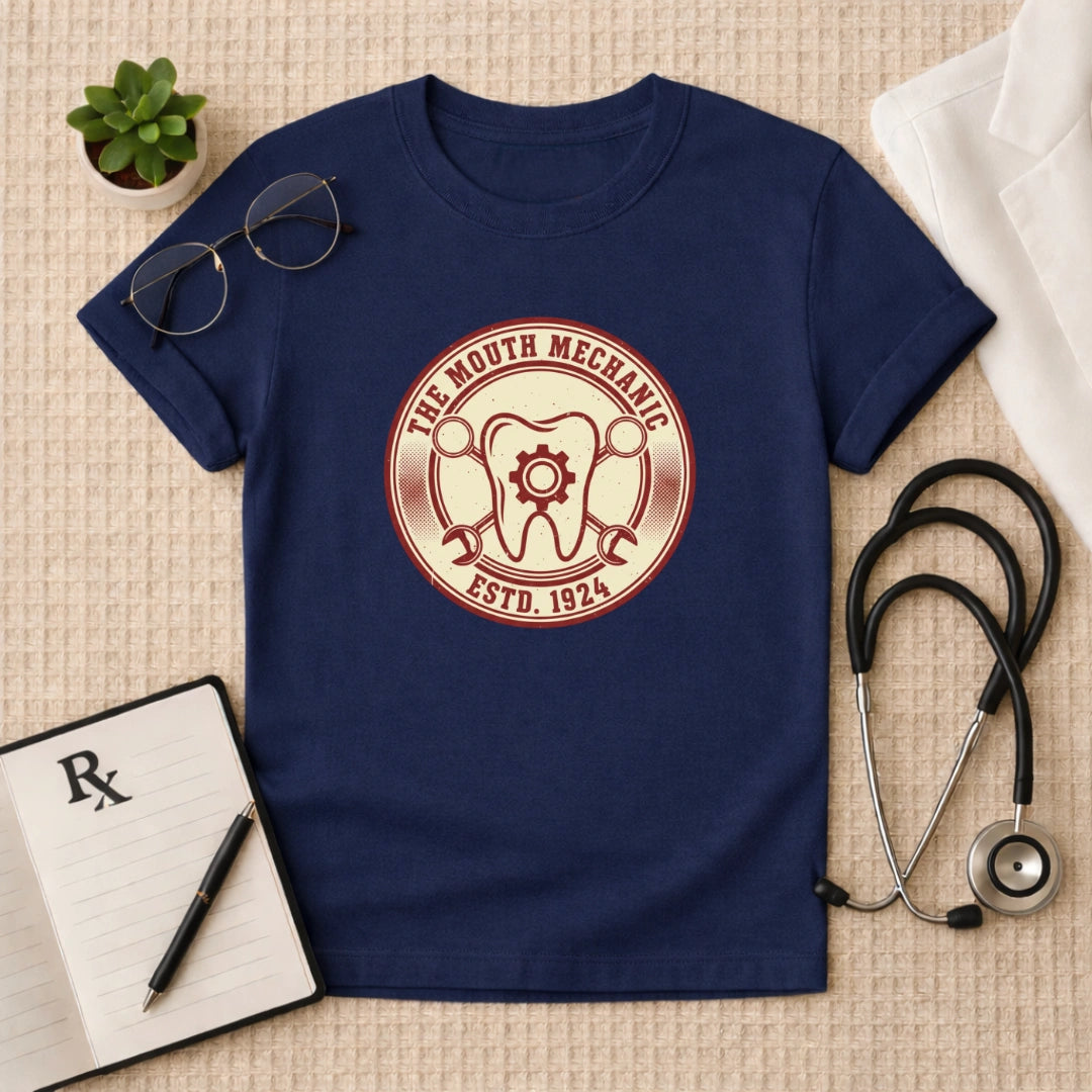 The Mouth Mechanic Dental Crest T-Shirt
