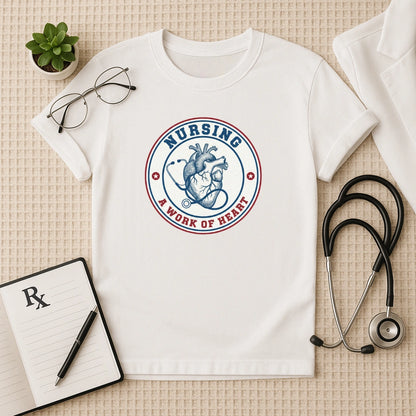 Nursing A Work of Heart T-Shirt