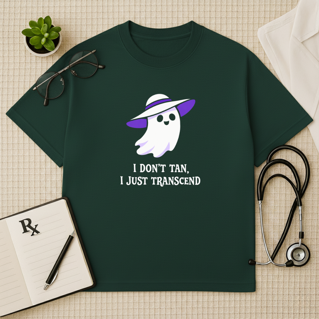 Transcend The Tan Funny Dermatologist Oversized T-Shirt