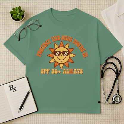 Retro Sun Protect Oversized T-Shirt