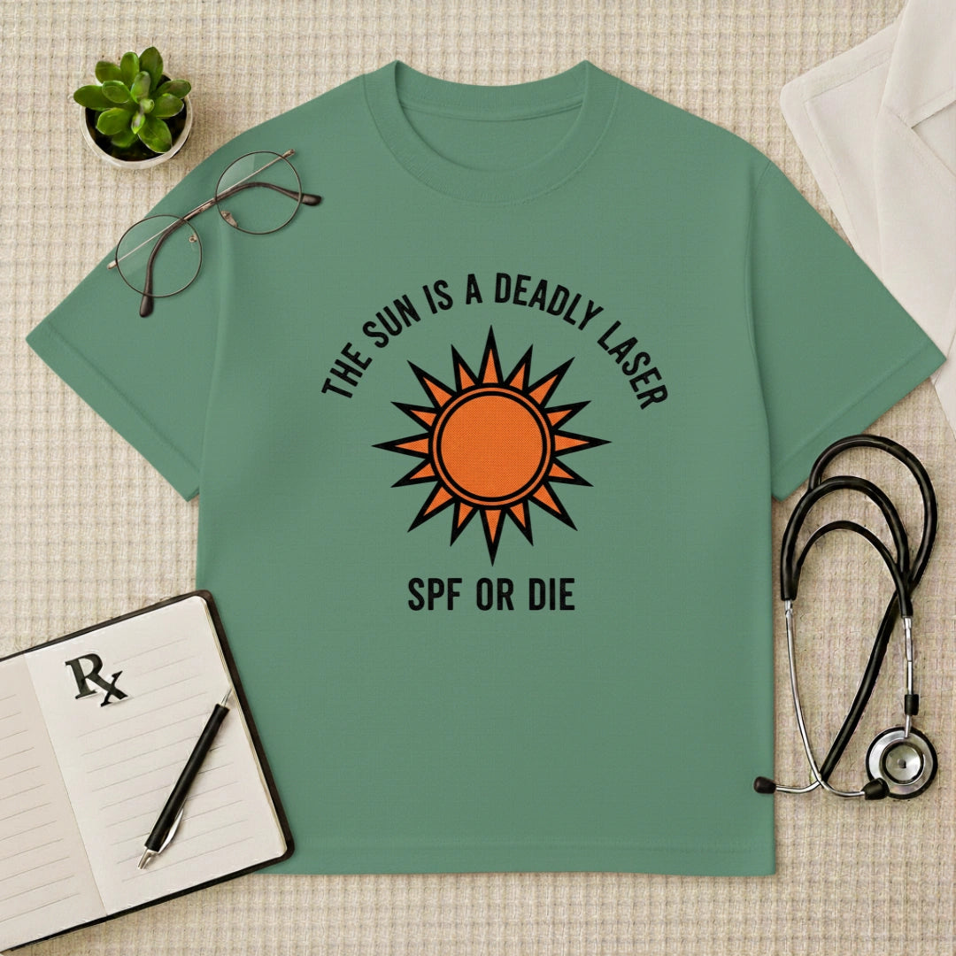 Sun Deadly Laser Oversized T-Shirt