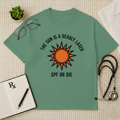 Sun Deadly Laser Oversized T-Shirt