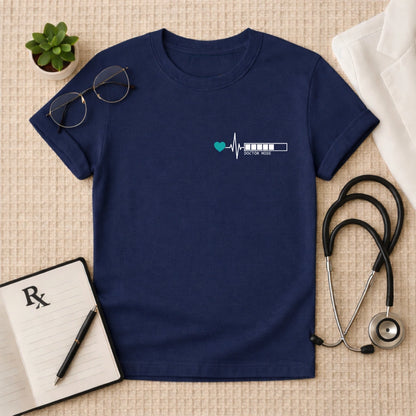 Doctor Mode Heartbeat Minimalist T-Shirt