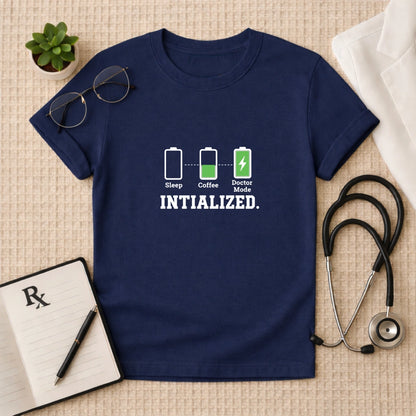 Doctor Mode Initialized Battery T-Shirt