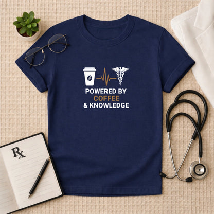 Powered by Coffee & Knowledge T-Shirt