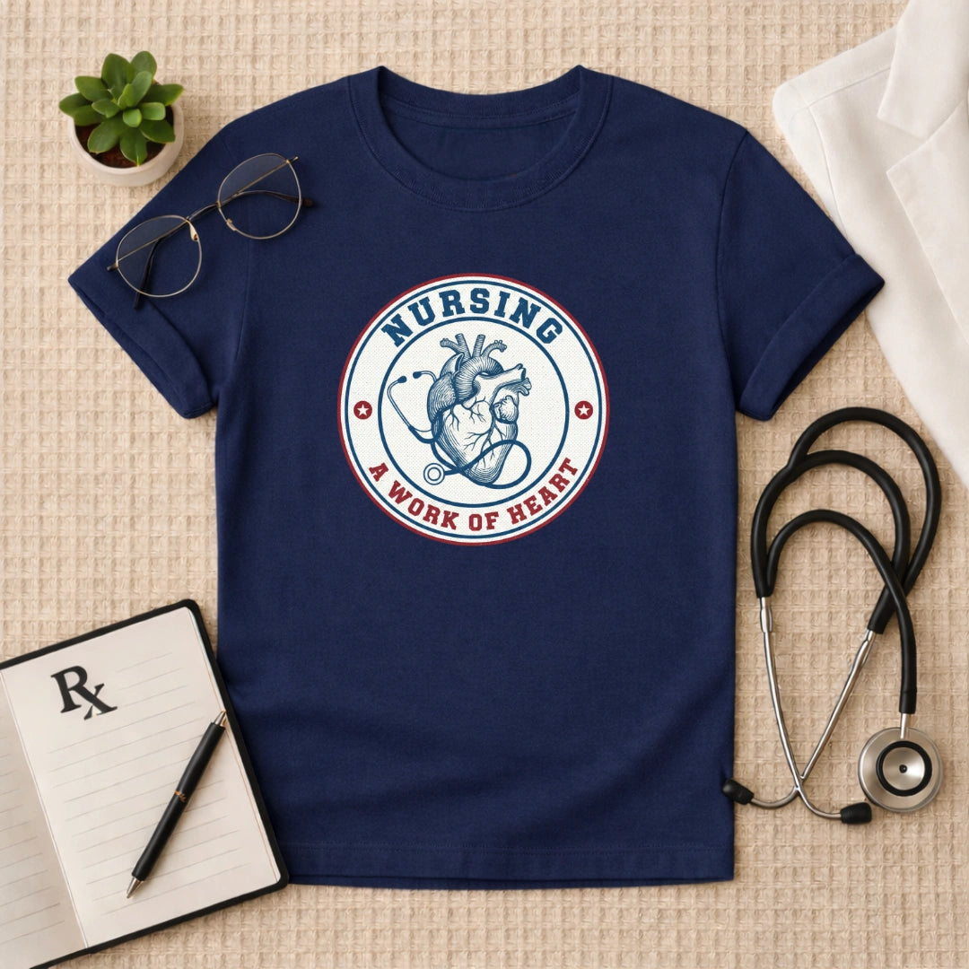 Nursing A Work of Heart T-Shirt