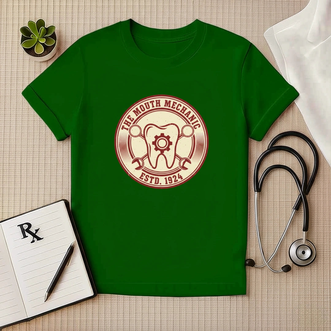The Mouth Mechanic Dental Crest T-Shirt