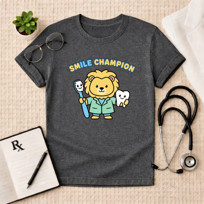 Smile Champion Lion Dentist T-Shirt