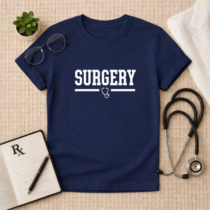 Surgery Varsity Department T-Shirt