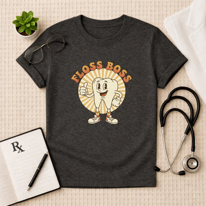 Floss Boss Retro Dental T-Shirt