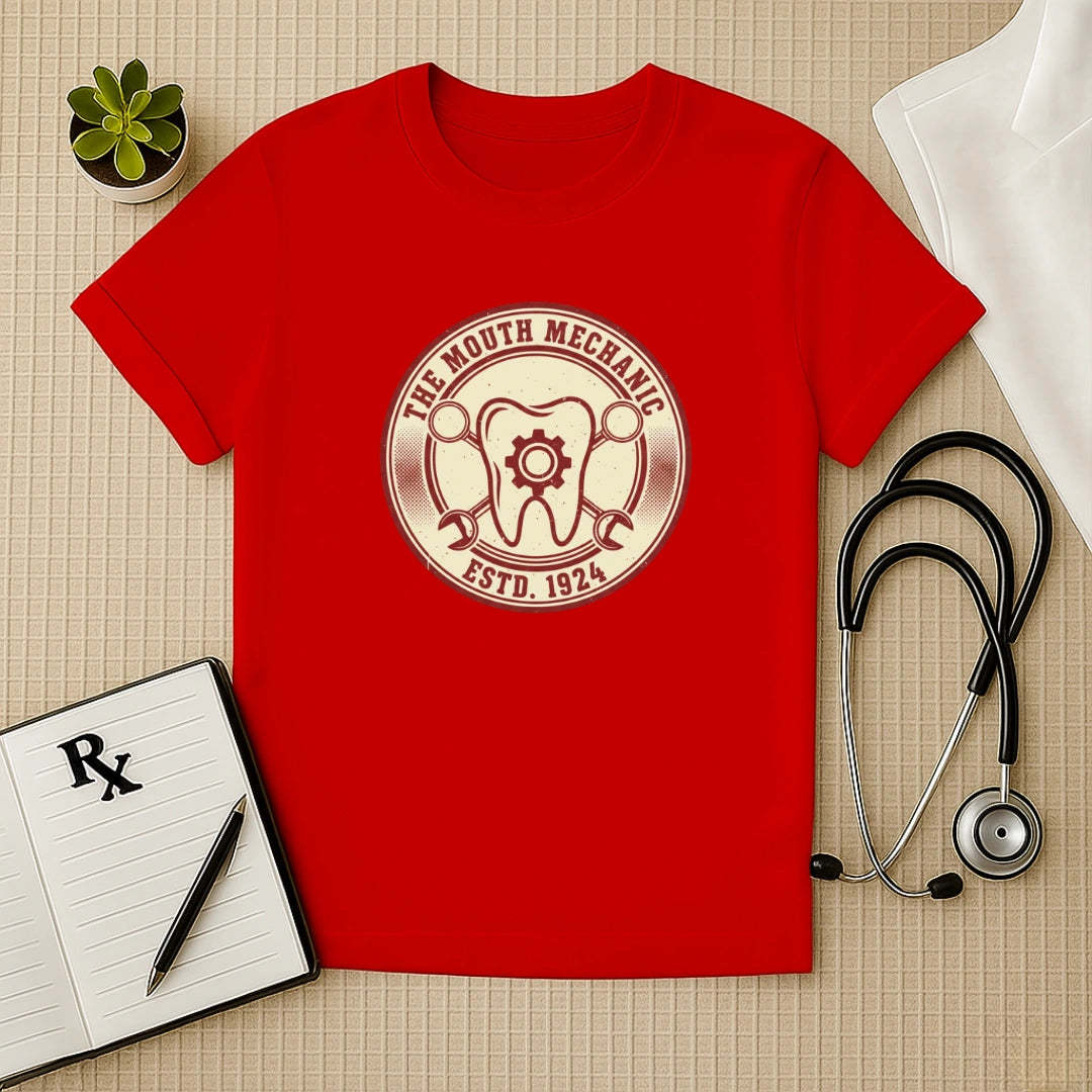 The Mouth Mechanic Dental Crest T-Shirt
