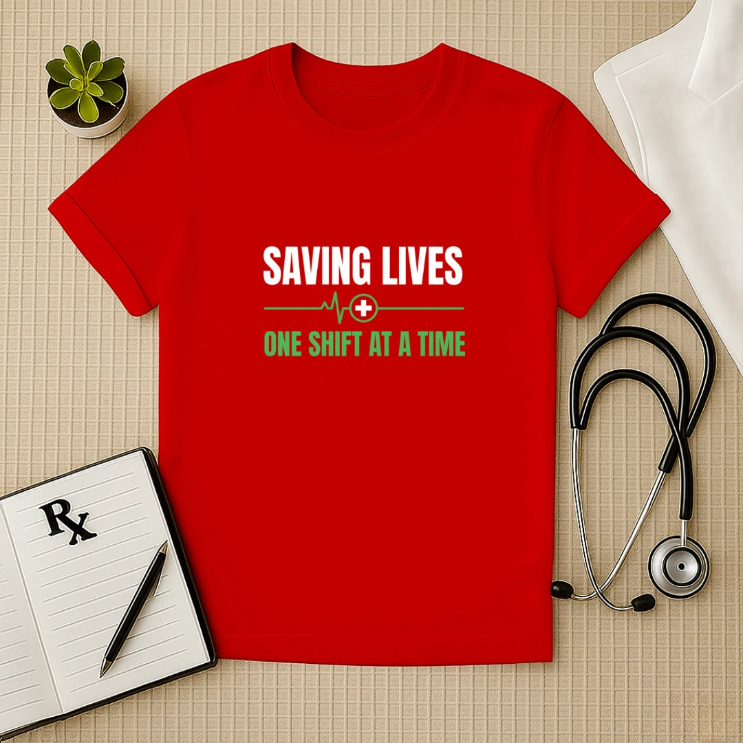 Saving Lives One Shift At A Time T-Shirt