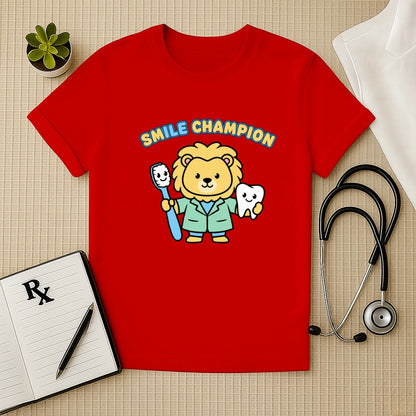 Smile Champion Lion Dentist T-Shirt