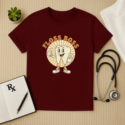 Floss Boss Retro Dental T-Shirt
