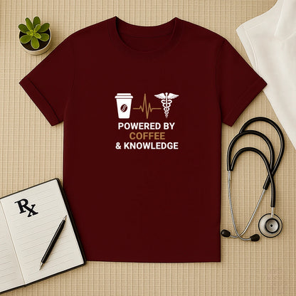 Powered by Coffee & Knowledge T-Shirt