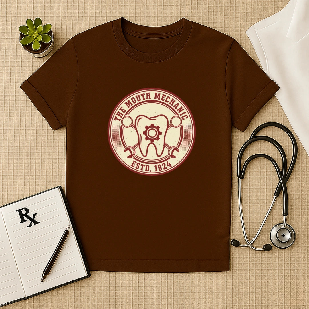 The Mouth Mechanic Dental Crest T-Shirt