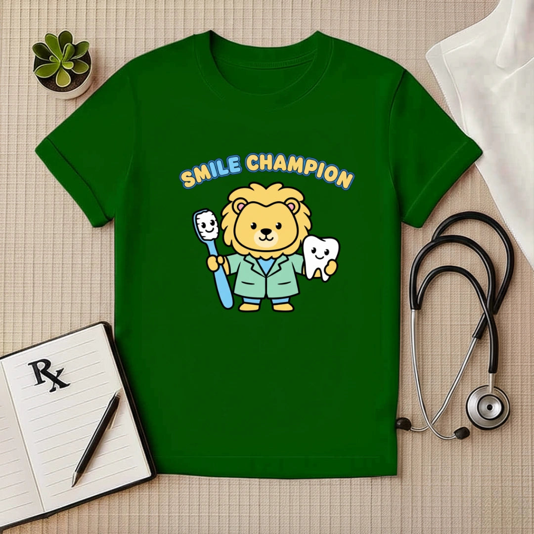 Smile Champion Lion Dentist T-Shirt