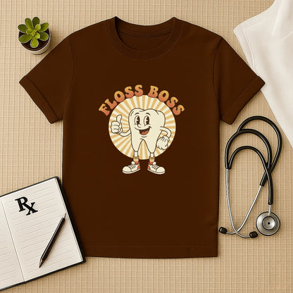 Floss Boss Retro Dental T-Shirt