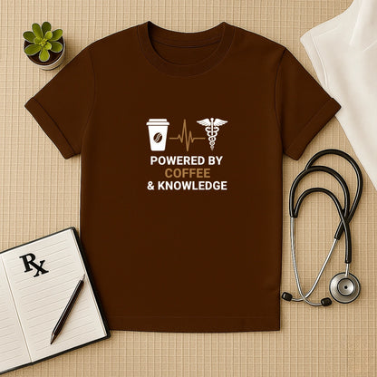 Powered by Coffee & Knowledge T-Shirt
