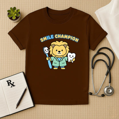 Smile Champion Lion Dentist T-Shirt