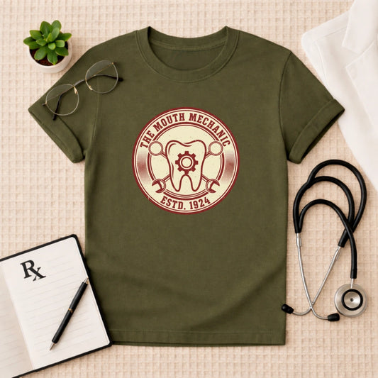 The Mouth Mechanic Dental Crest T-Shirt