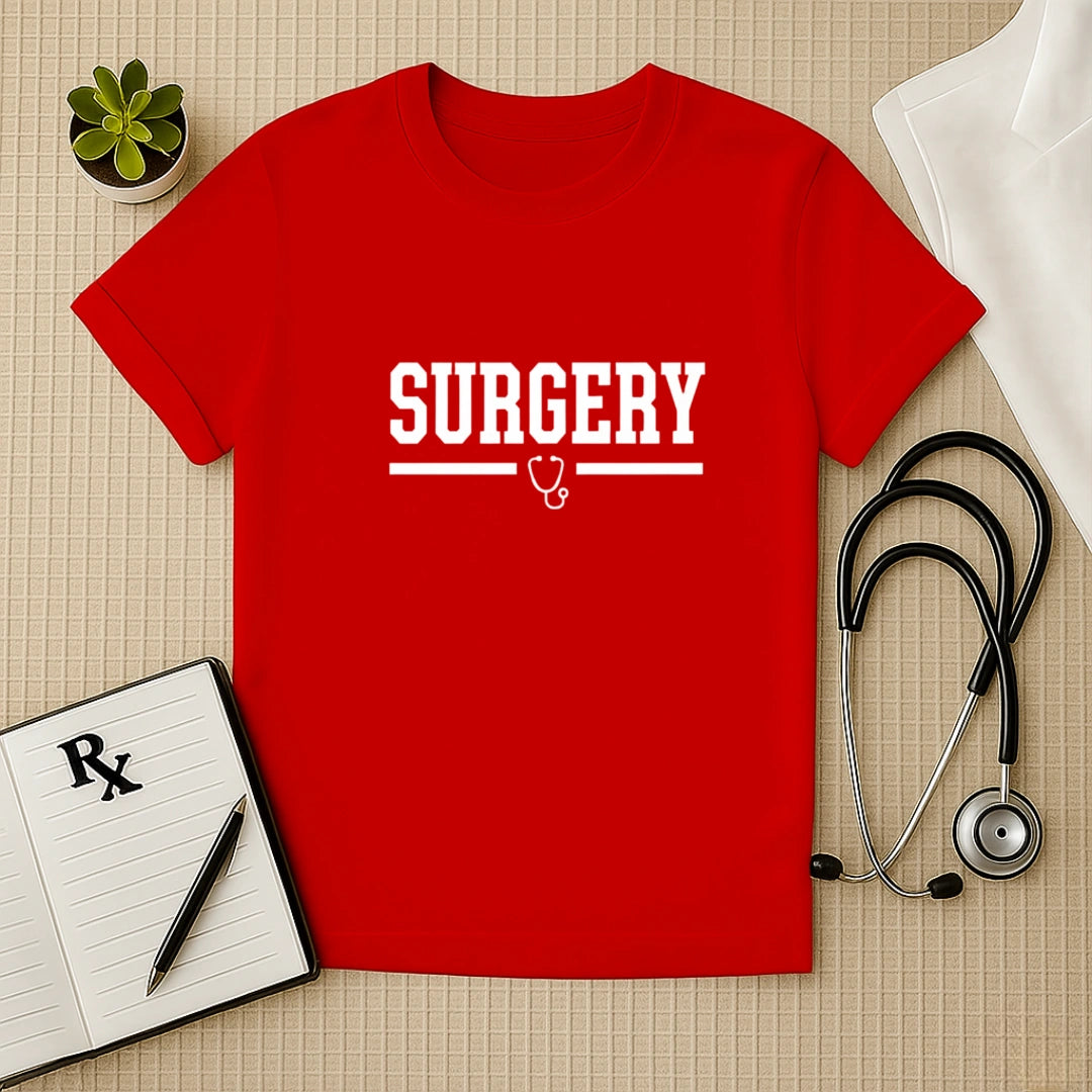 Surgery Varsity Department T-Shirt