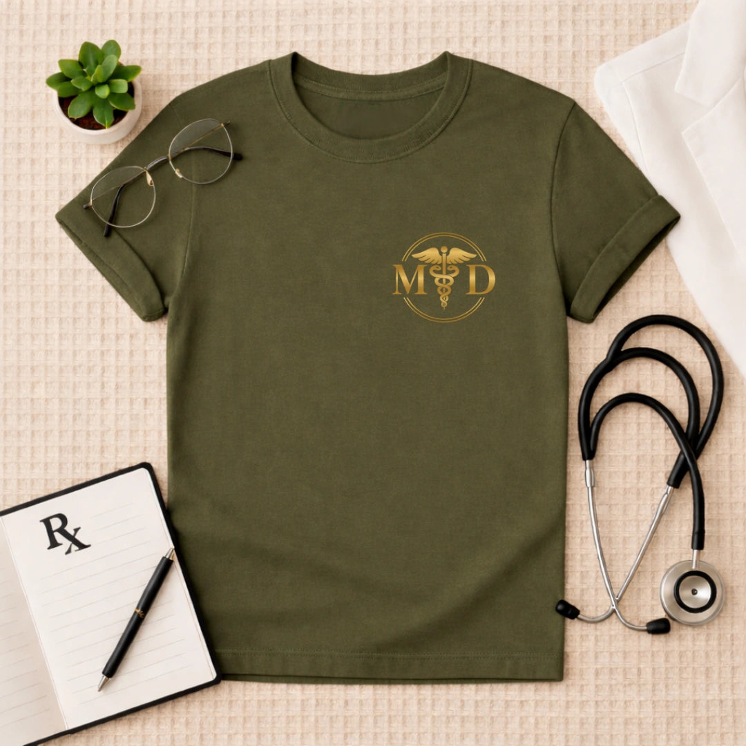 MD Gold Caduceus Elite T-Shirt