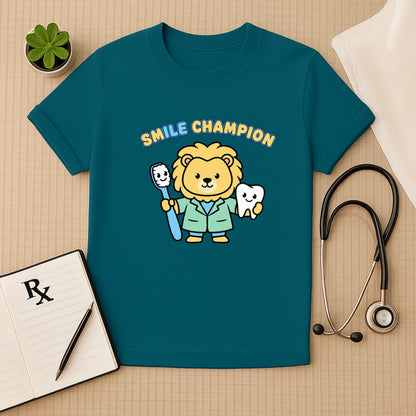 Smile Champion Lion Dentist T-Shirt