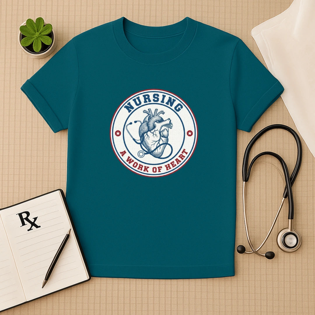 Nursing A Work of Heart T-Shirt