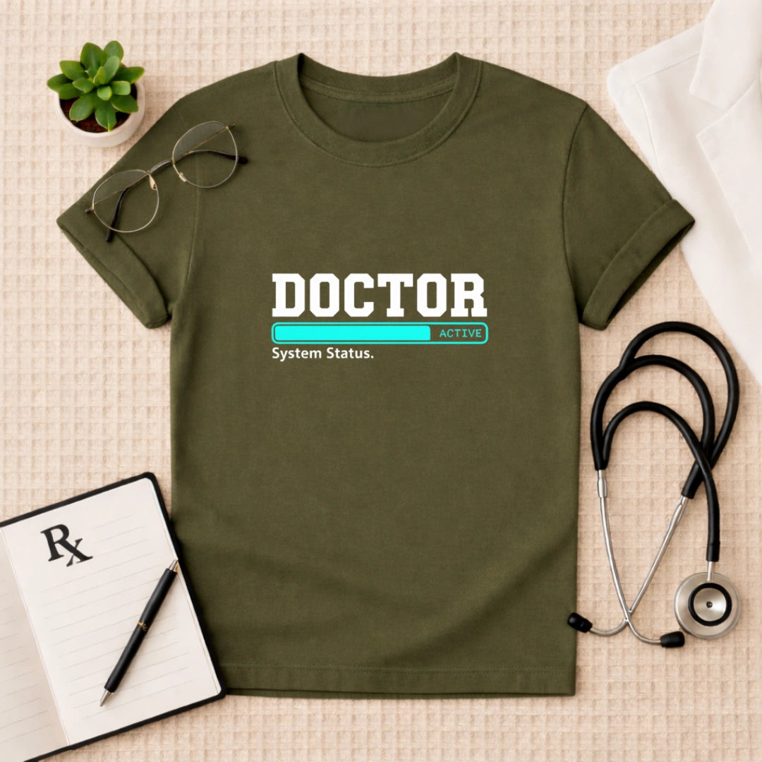 Doctor System Status Active T-Shirt