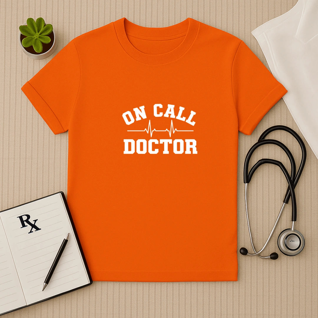 On Call Doctor Heartbeat T-Shirt
