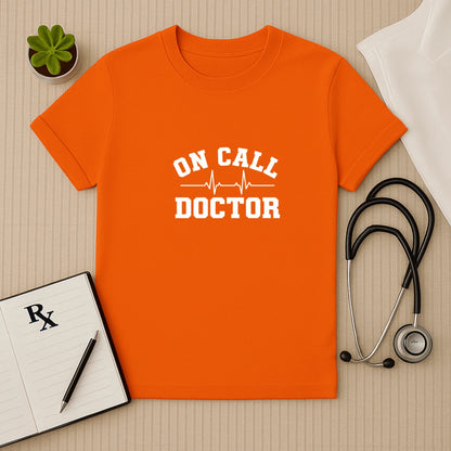 On Call Doctor Heartbeat T-Shirt